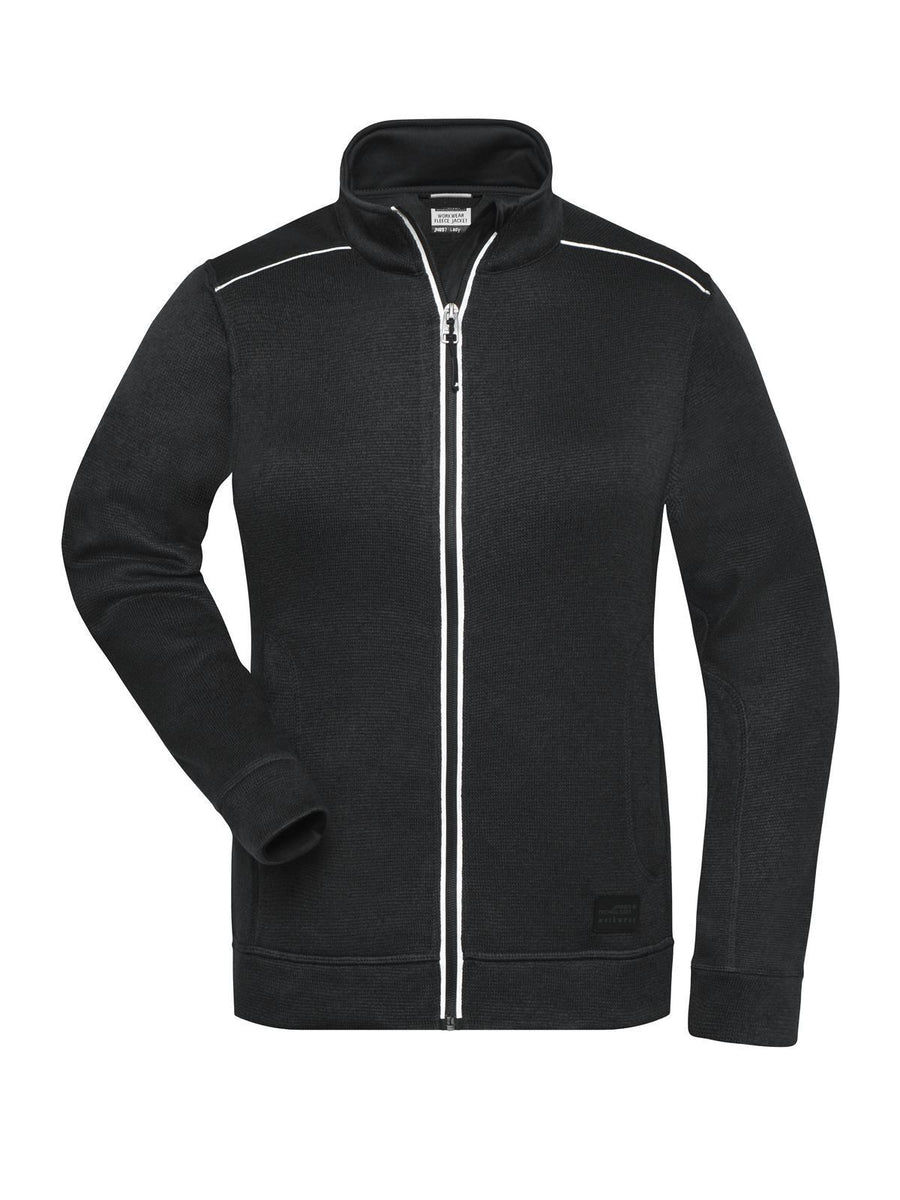 Ladies' Knitted Workwear Fleece Jacket - Solid Damen – Daiber