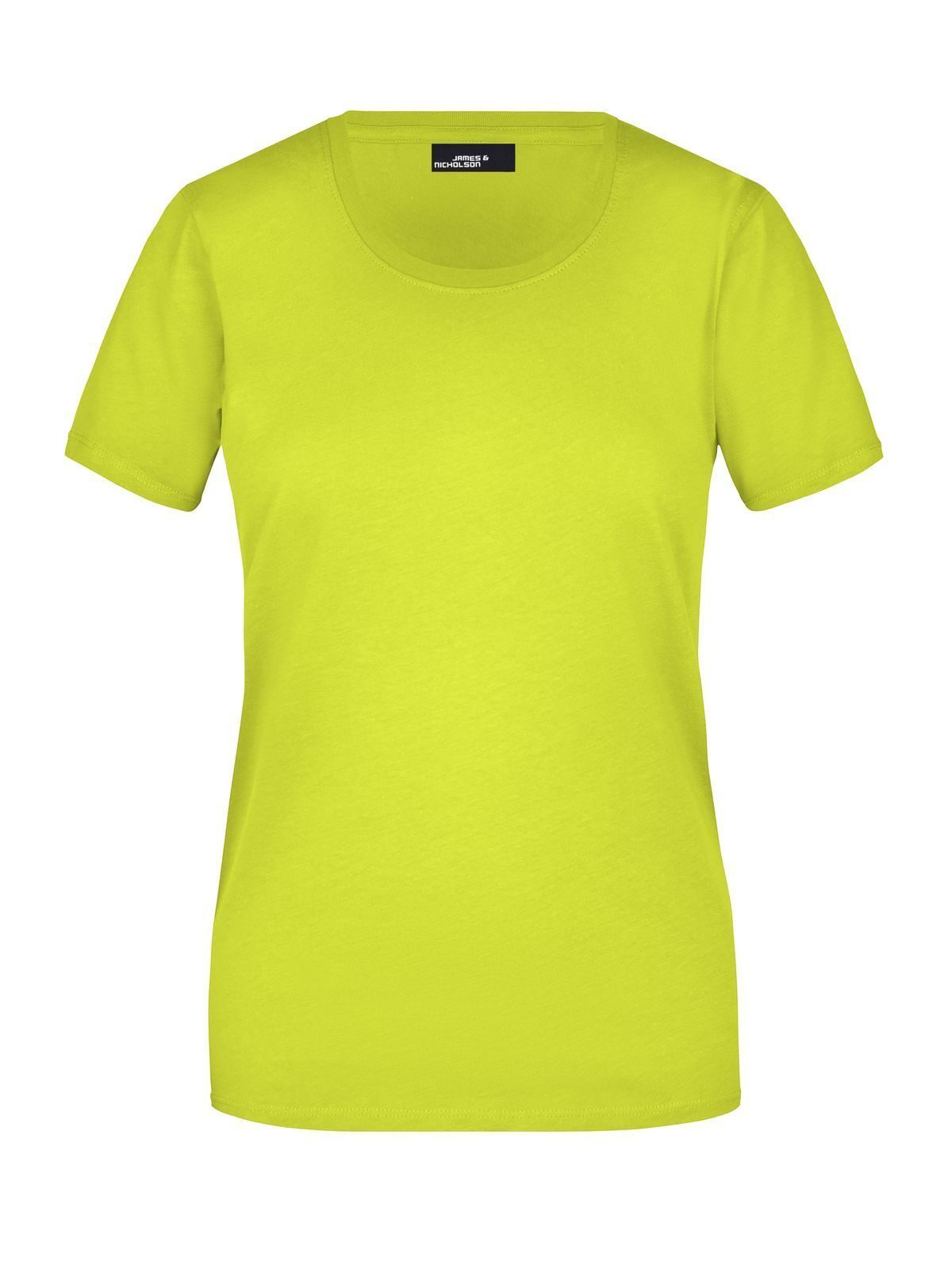 Ladies' Basic-T Damen T-Shirt – Daiber – Farbe acid-yellow – individuell veredelbar
