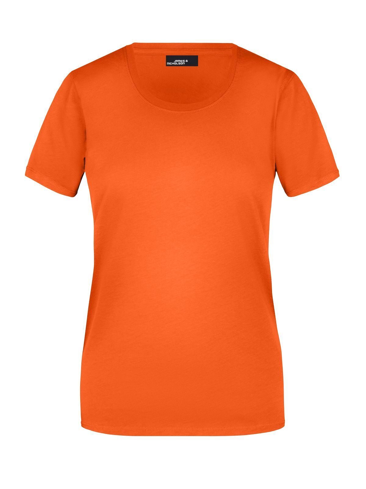 Ladies' Basic-T Damen T-Shirt – Daiber – Farbe dark-orange – individuell veredelbar