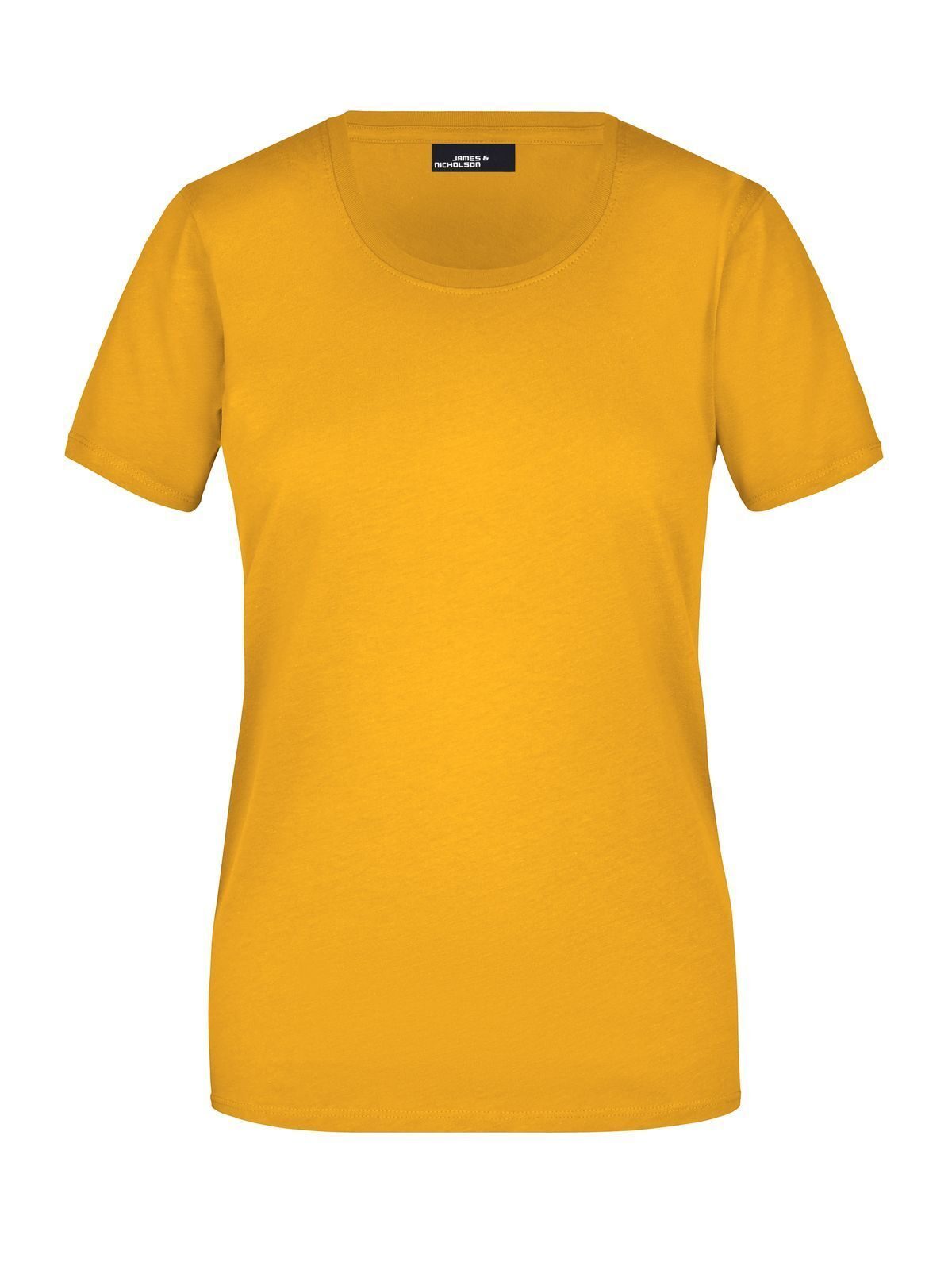 Ladies' Basic-T Damen T-Shirt – Daiber – Farbe gold-yellow – individuell veredelbar