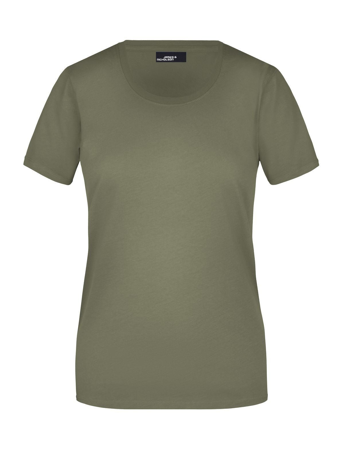Ladies' Basic-T Damen T-Shirt – Daiber – Farbe Olive – individuell veredelbar