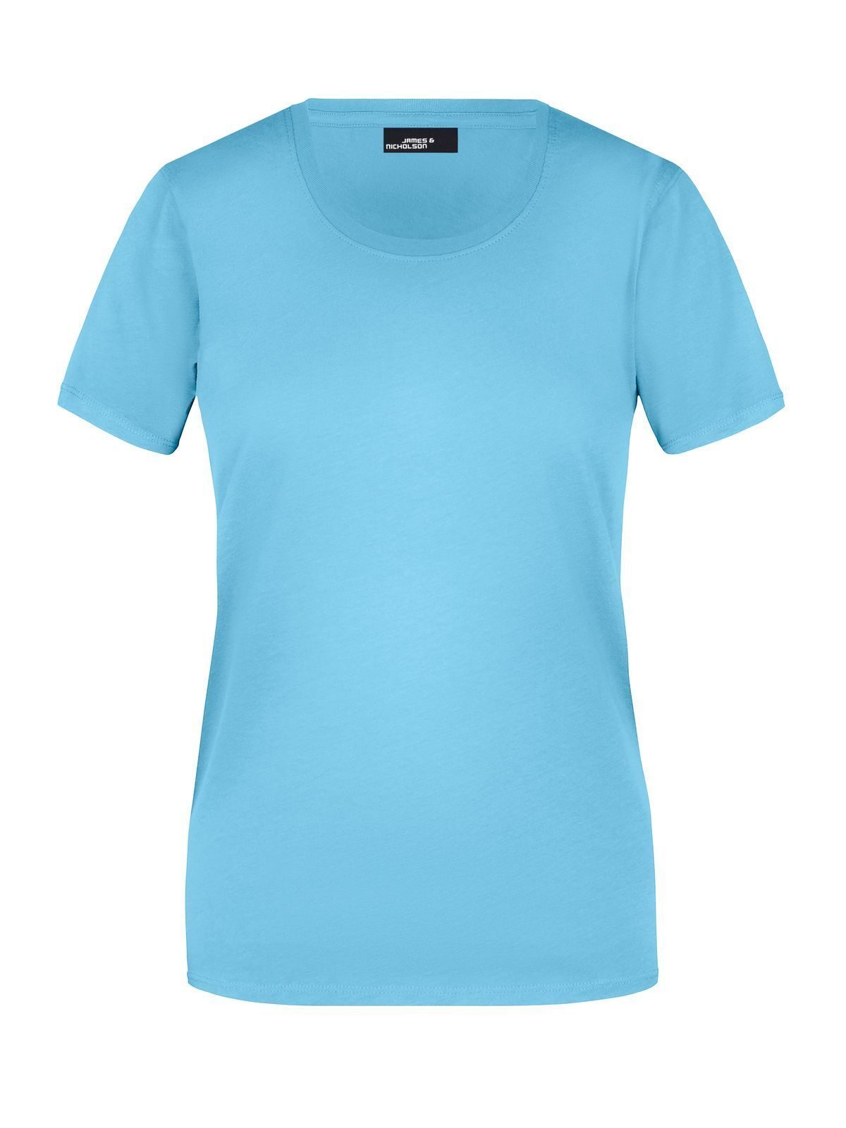 Ladies' Basic-T Damen T-Shirt – Daiber – Farbe sky-blue – individuell veredelbar