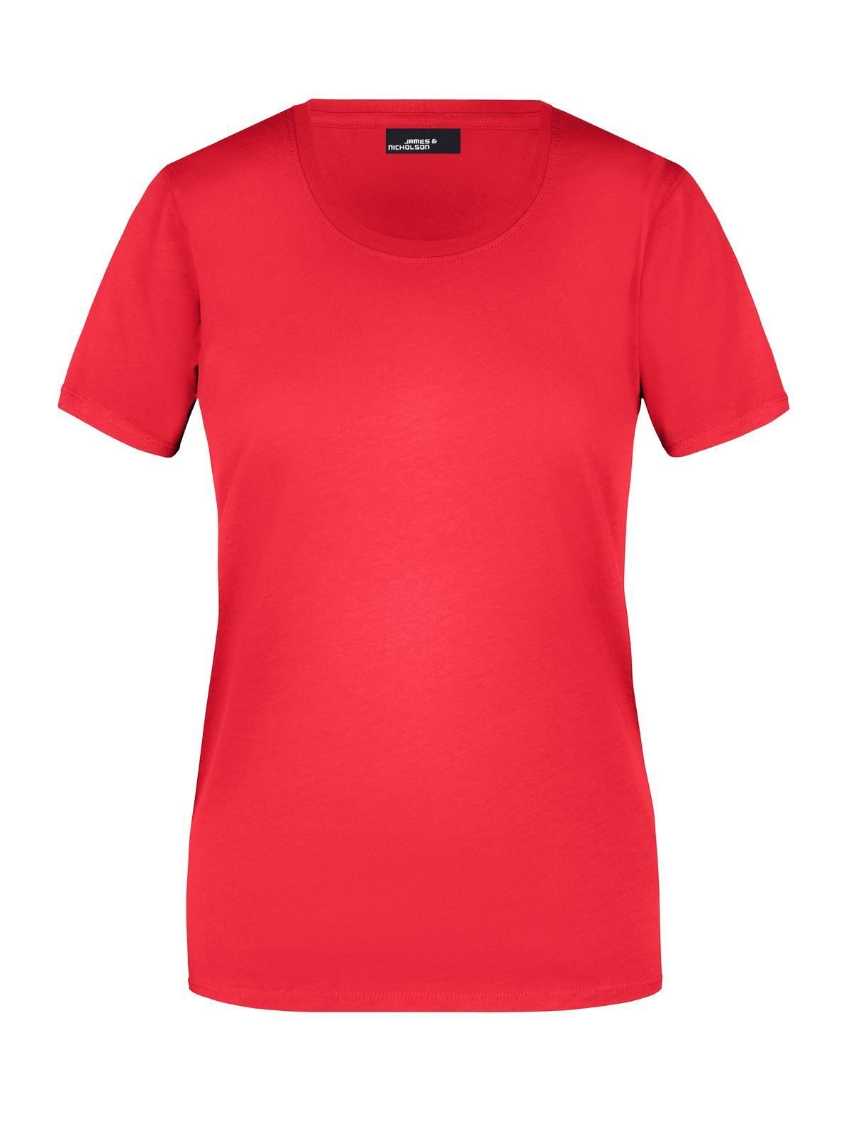 Ladies' Basic-T Damen T-Shirt – Daiber – Farbe tomato – individuell veredelbar