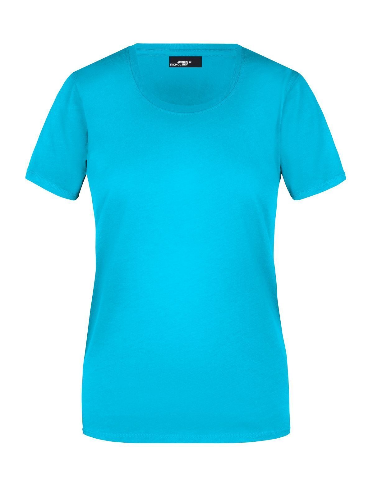 Ladies' Basic-T Damen T-Shirt – Daiber – Farbe Türkis – individuell veredelbar