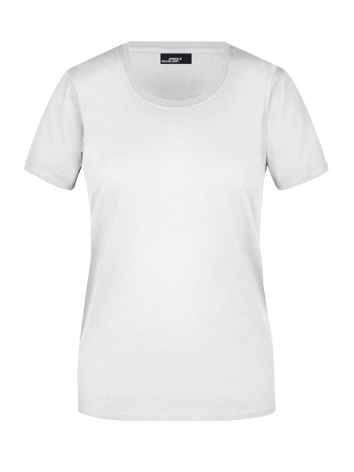 Ladies' Basic-T Damen T-Shirt – Daiber – Farbe Weiß – individuell veredelbar