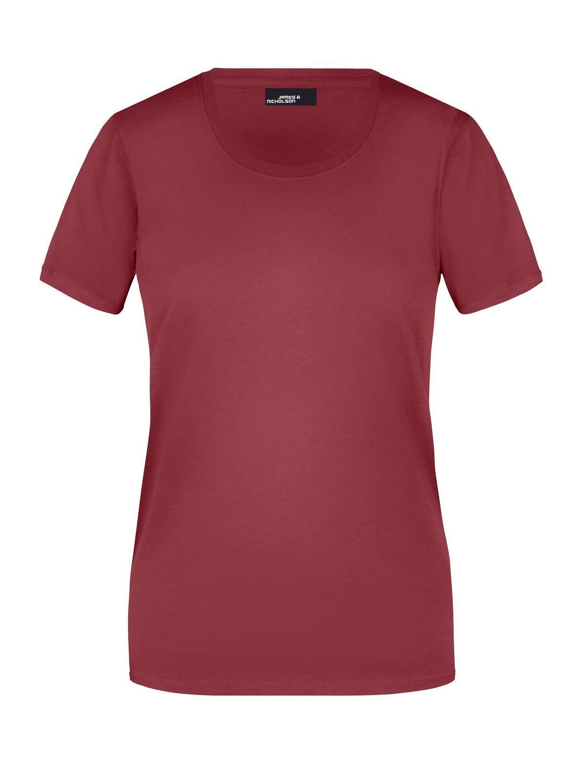 Ladies' Basic-T Damen T-Shirt – Daiber – Farbe Bordeaux – individuell veredelbar