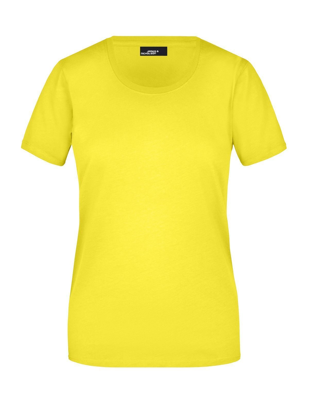 Ladies' Basic-T Damen T-Shirt – Daiber – Farbe Gelb – individuell veredelbar