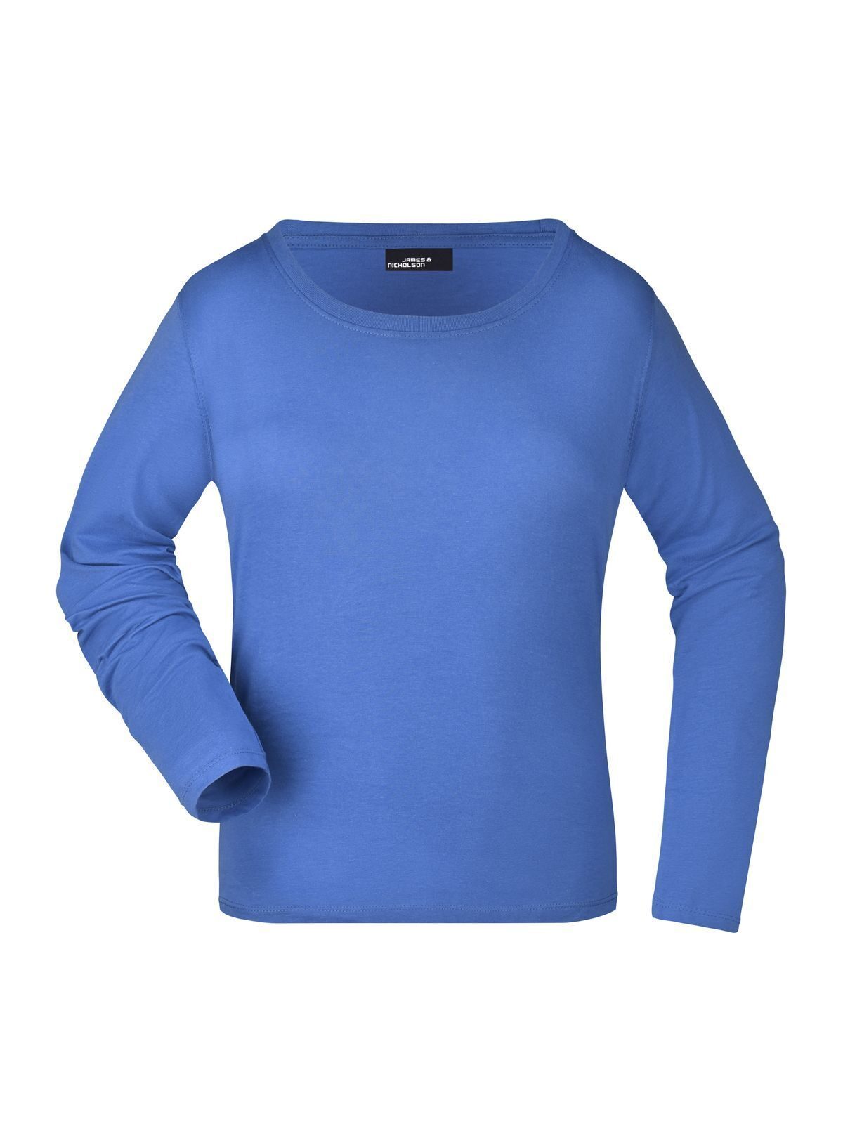 Ladies' Long-Sleeved Medium Damen T-Shirt – Daiber – Farbe Royalblau – individuell veredelbar