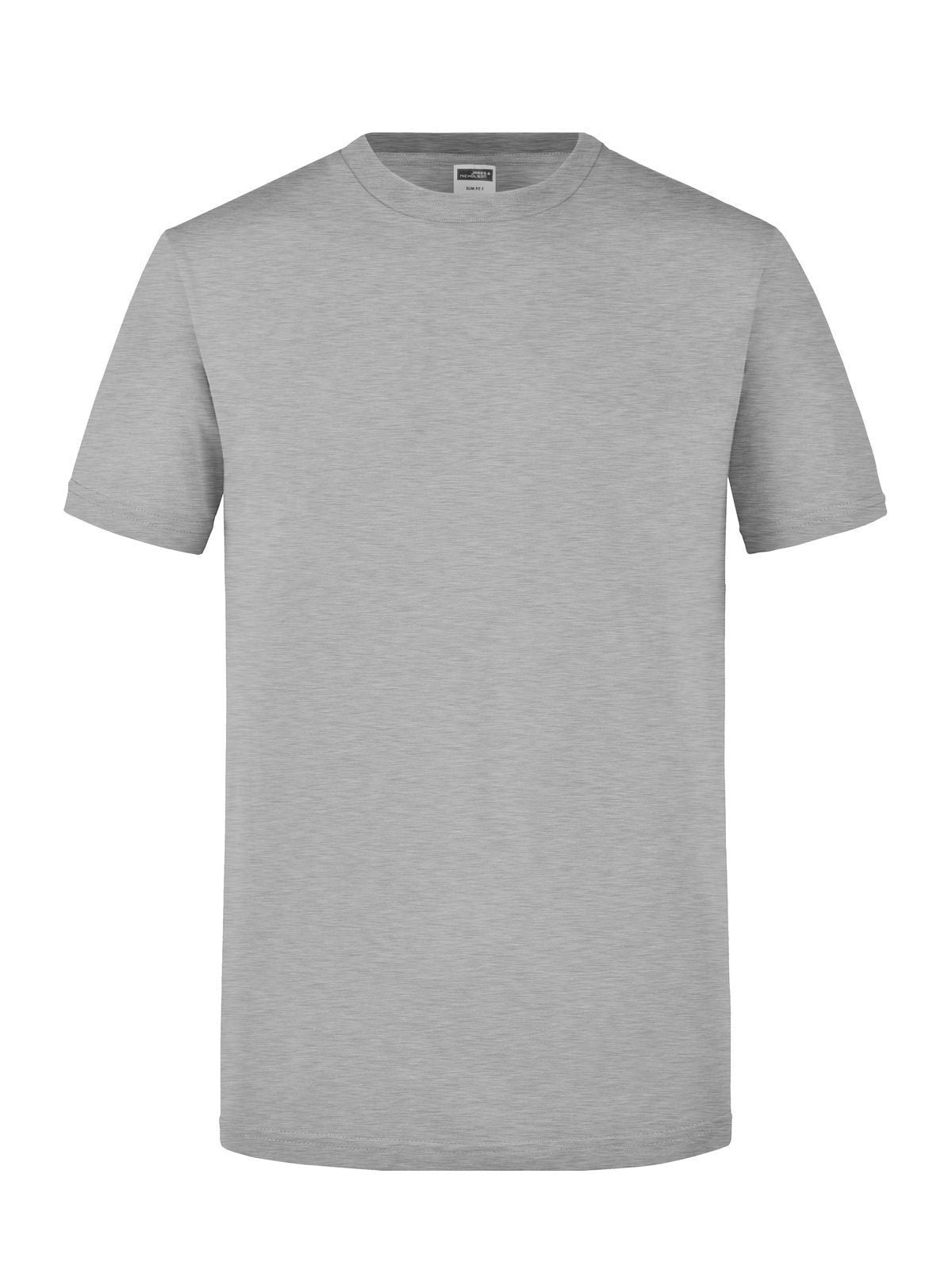 Slim Fit-T Herren T-Shirt – Daiber – Farbe grey-heather – individuell veredelbar