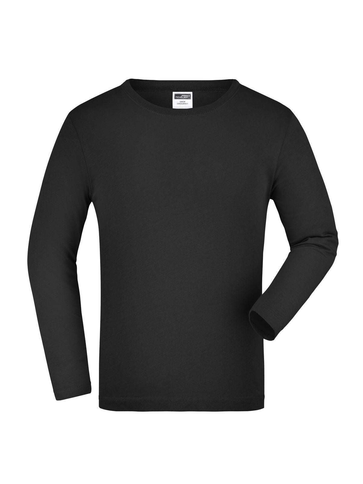 Junior Long-Sleeved Medium Kinder T-Shirt – Daiber – Farbe Schwarz – individuell veredelbar