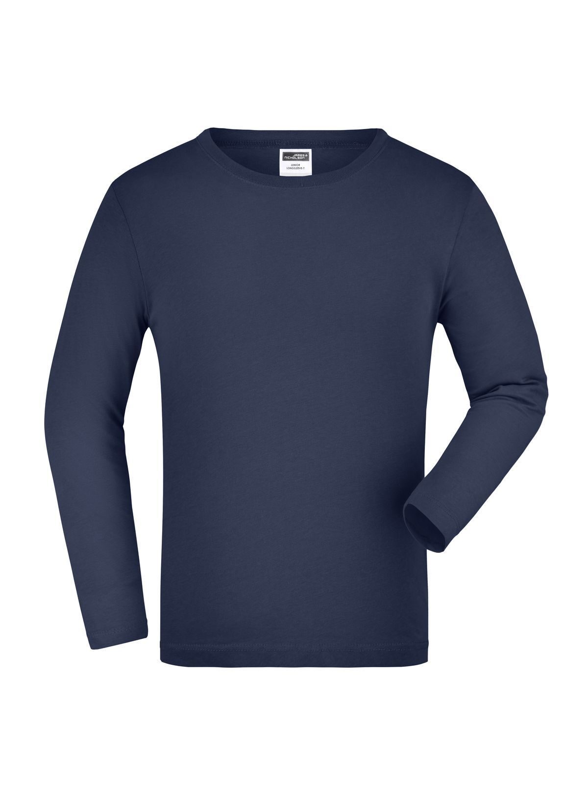Junior Long-Sleeved Medium Kinder T-Shirt – Daiber – Farbe Navy – individuell veredelbar