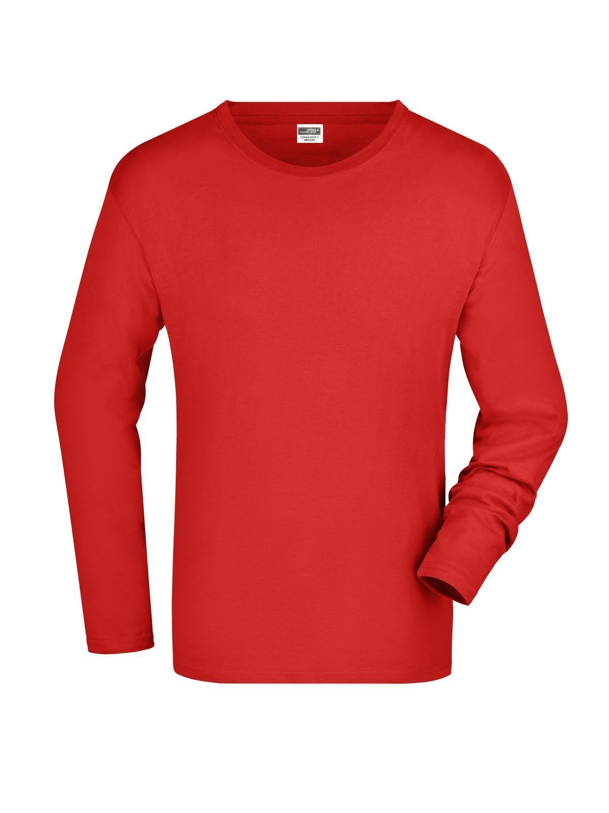 Long-Sleeved Medium Herren T-Shirt – Daiber – Farbe Rot – individuell veredelbar
