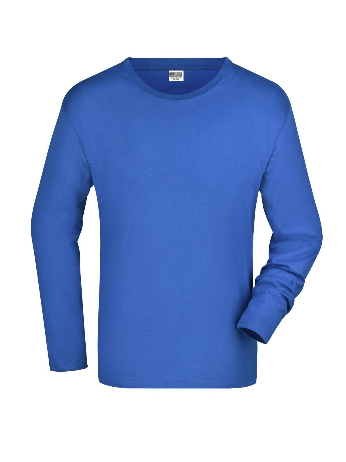 Long-Sleeved Medium Herren T-Shirt – Daiber – Farbe Royalblau – individuell veredelbar