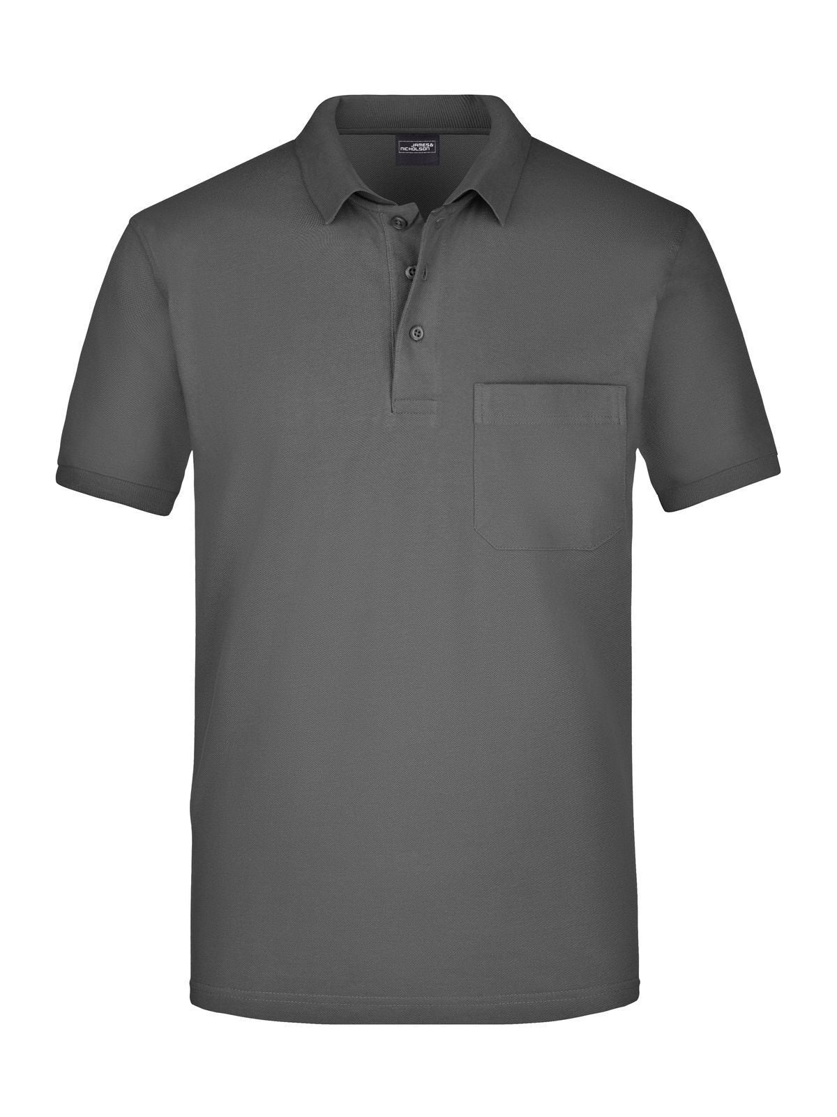 Polo Pocket Herren Poloshirt – Daiber – Farbe graphite – individuell veredelbar