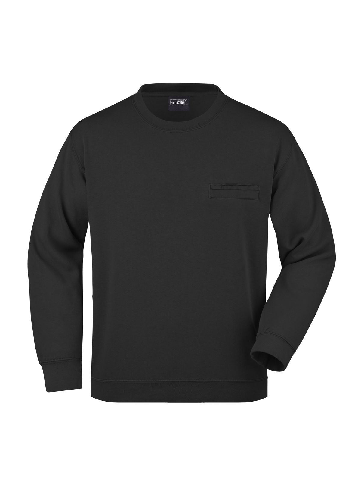 Round Sweat Pocket Herren Sweatshirt / Hoodie – Daiber – Farbe Schwarz – individuell veredelbar