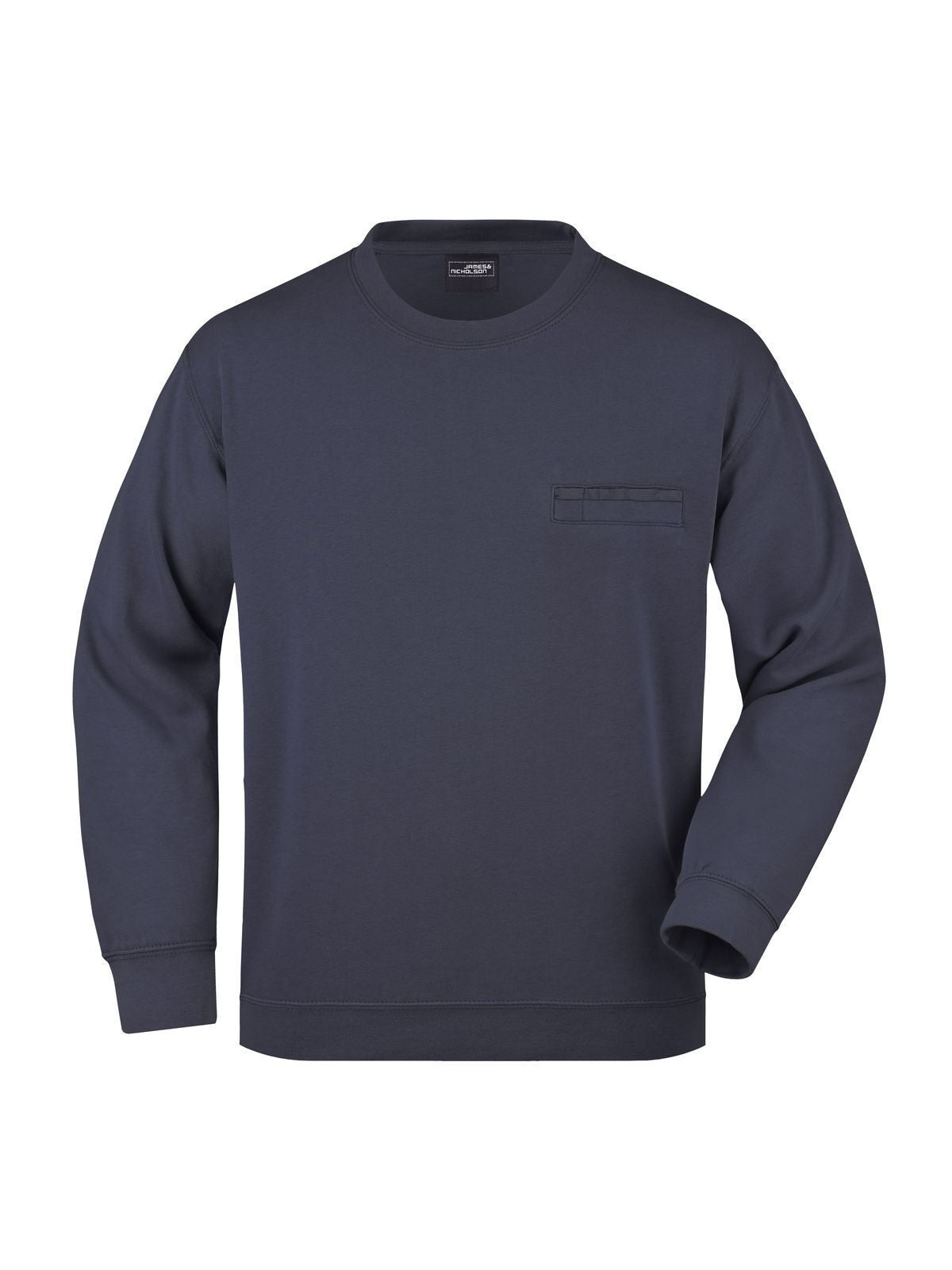 Round Sweat Pocket Herren Sweatshirt / Hoodie – Daiber – Farbe Navy – individuell veredelbar