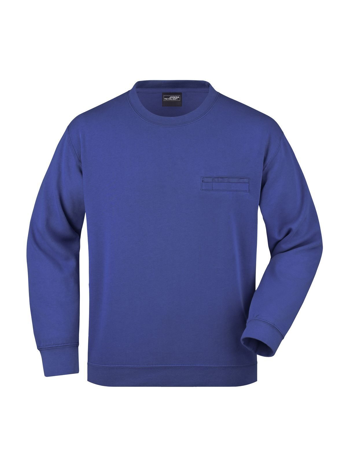 Round Sweat Pocket Herren Sweatshirt / Hoodie – Daiber – Farbe Royalblau – individuell veredelbar