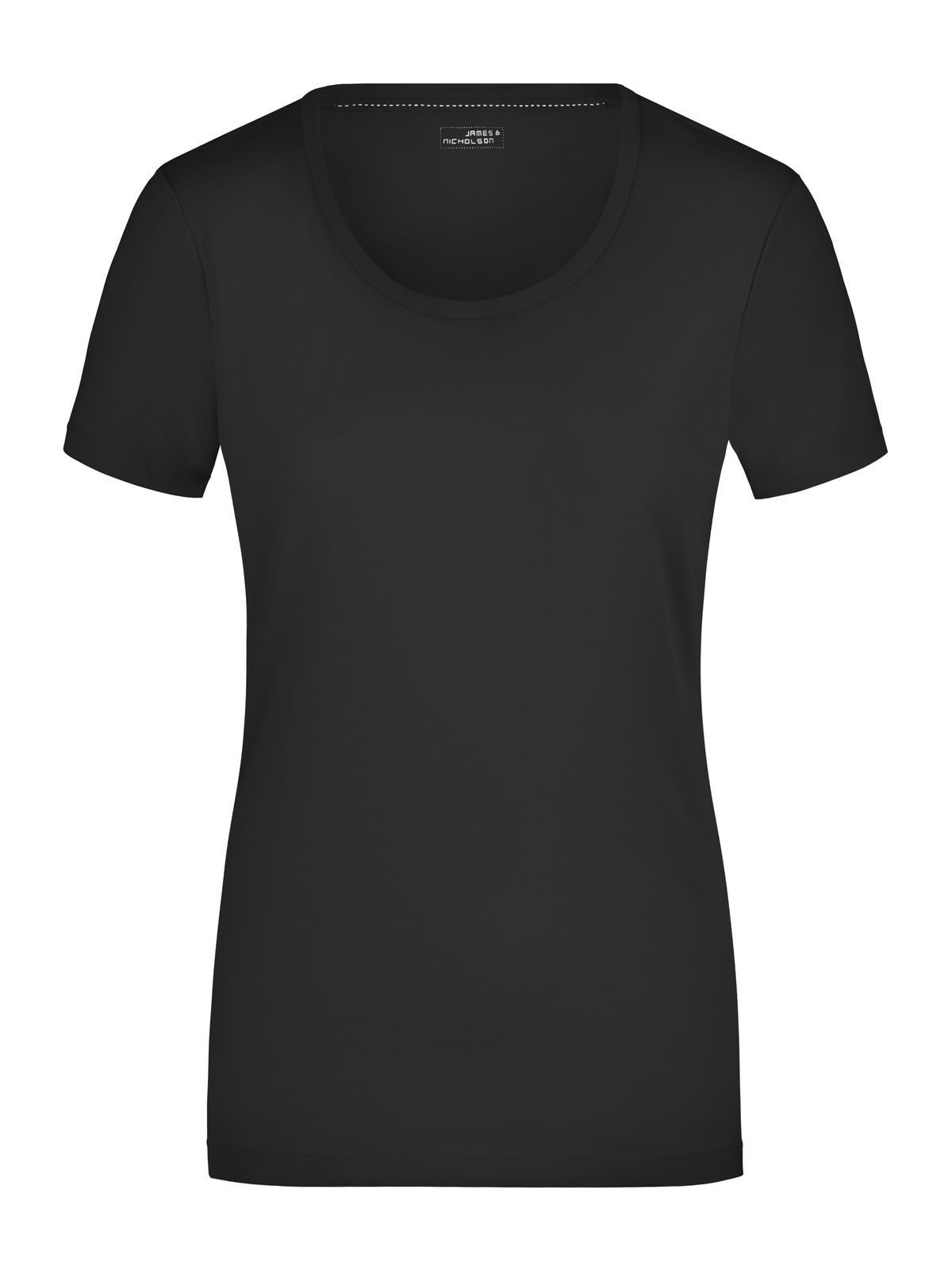 Ladies' Stretch Round-T Damen T-Shirt – Daiber – Farbe Schwarz – individuell veredelbar