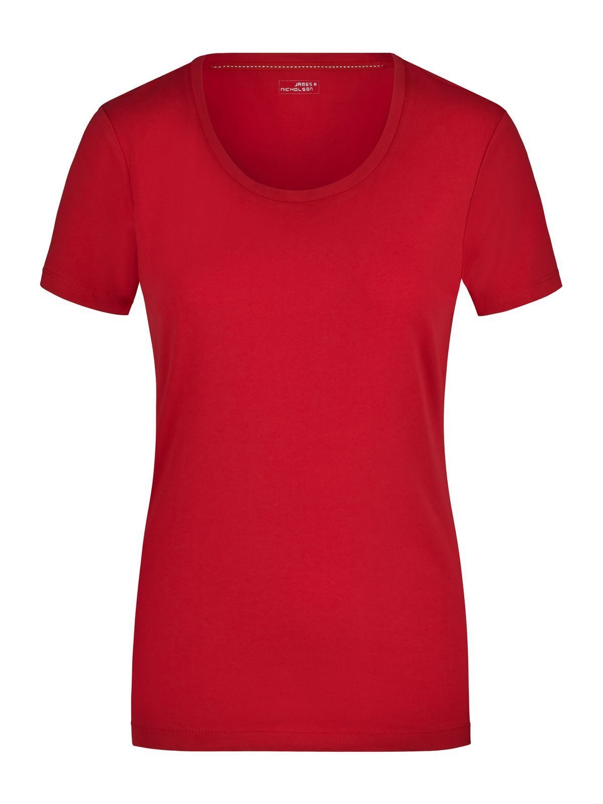 Ladies' Stretch Round-T Damen T-Shirt – Daiber – Farbe Rot – individuell veredelbar