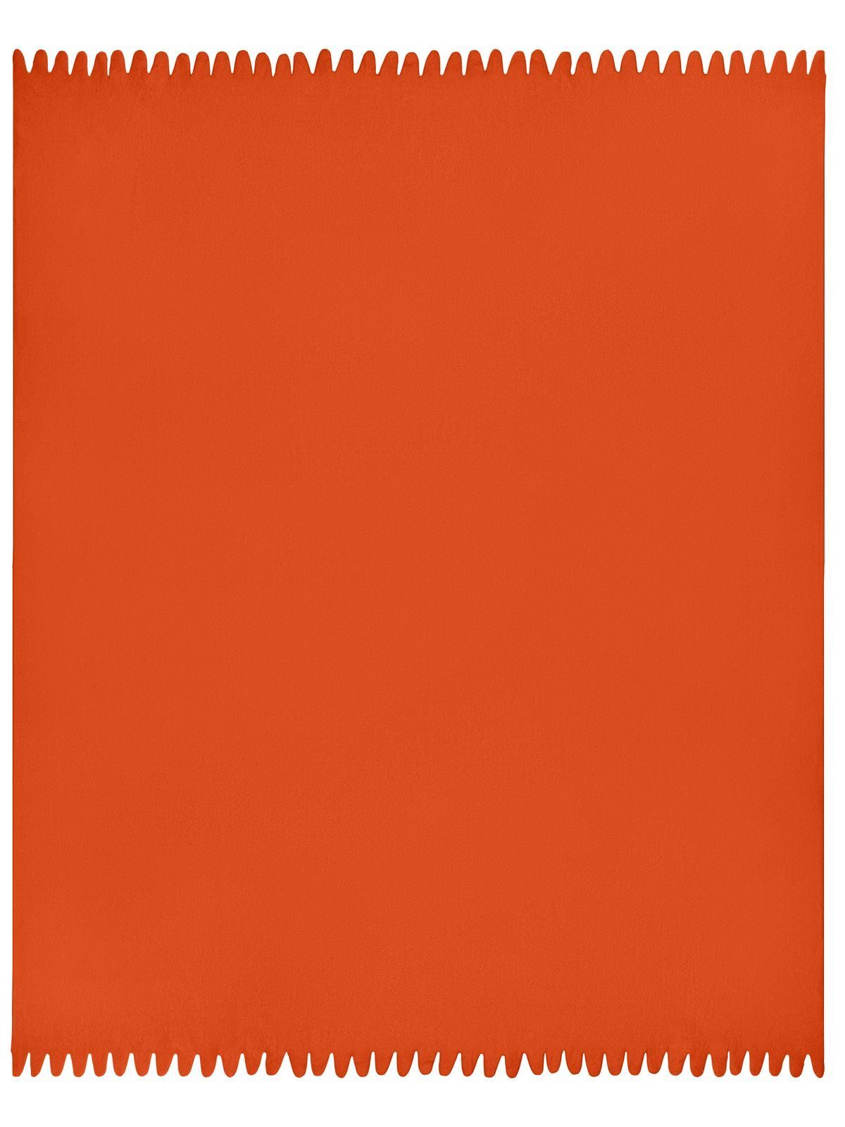 Fleece Blanket 125x150 Herren Handtuch – Daiber – Farbe Orange – individuell veredelbar