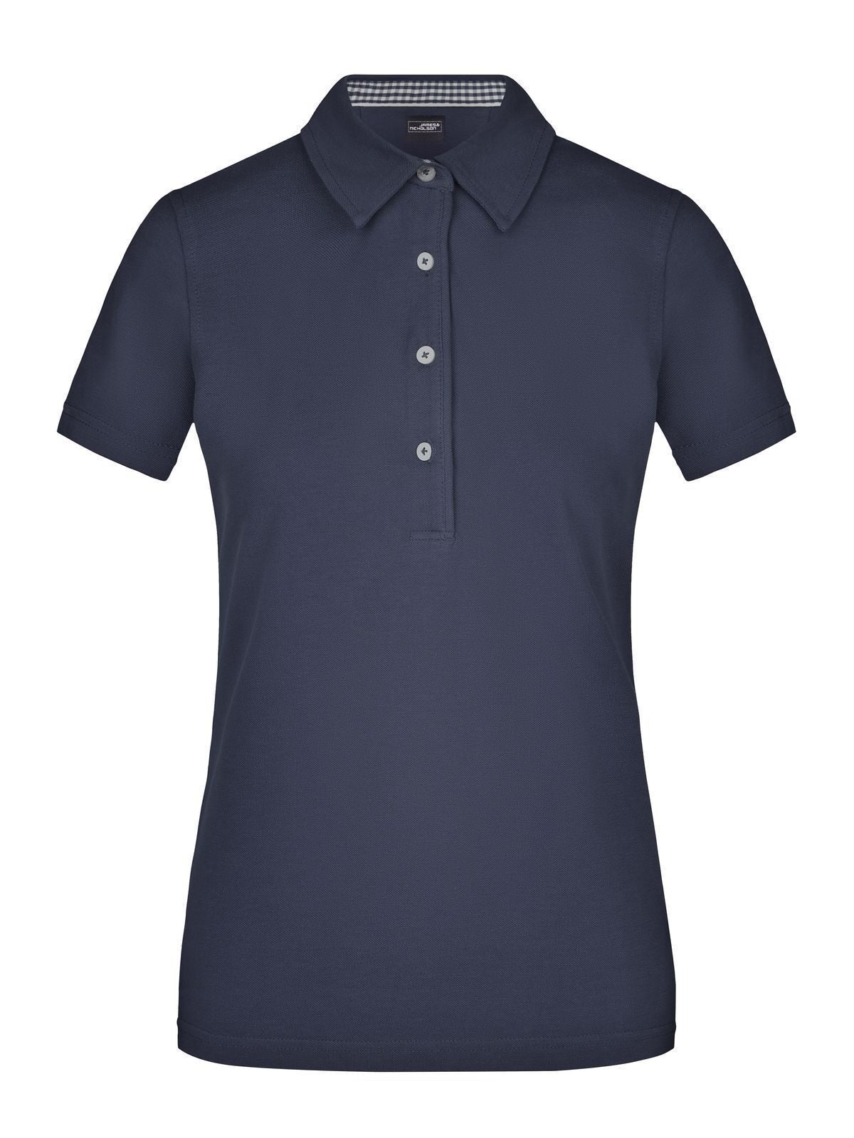 Ladies' Plain Polo Damen Poloshirt – Daiber – Farbe navy/navy-white – individuell veredelbar