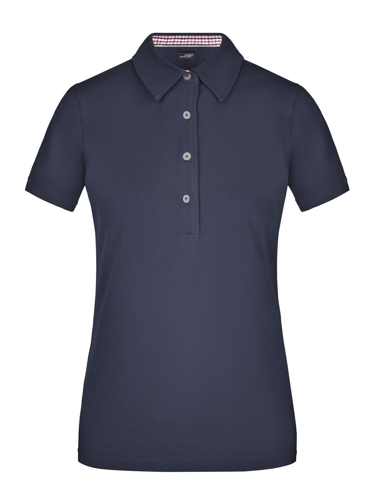 Ladies' Plain Polo Damen Poloshirt – Daiber – Farbe navy/red-navy-white – individuell veredelbar