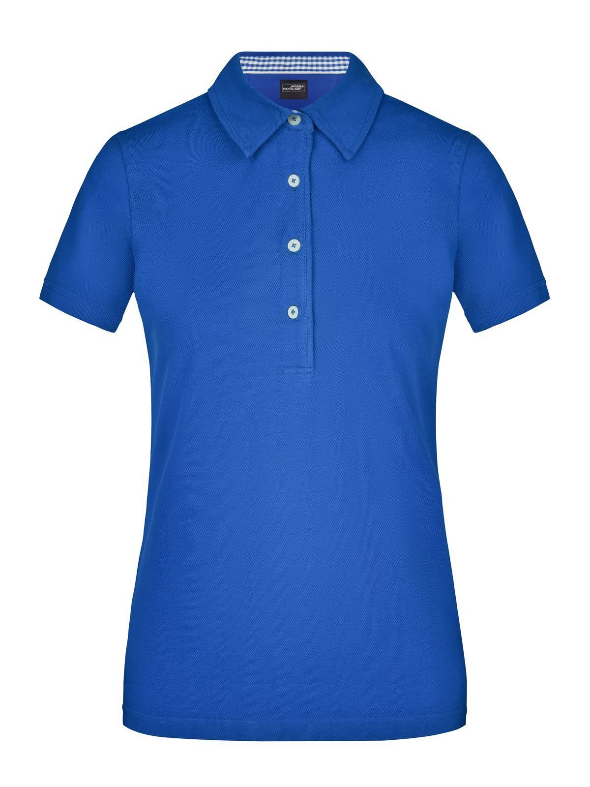 Ladies' Plain Polo Damen Poloshirt – Daiber – Farbe royal/royal-white – individuell veredelbar