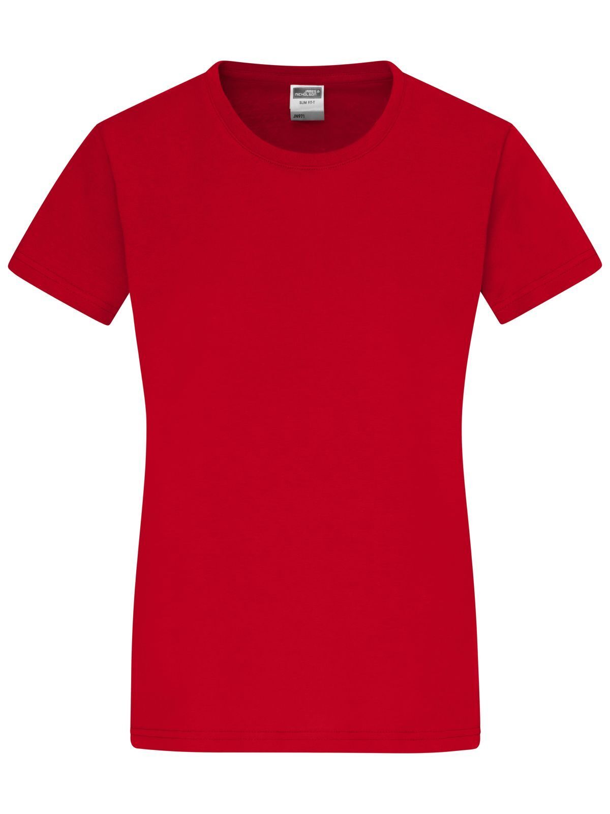 Ladies' Slim Fit-T Damen T-Shirt – Daiber – Farbe Rot – individuell veredelbar