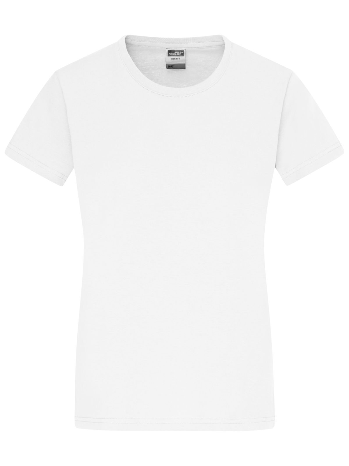 Ladies' Slim Fit-T Damen T-Shirt – Daiber – Farbe Weiß – individuell veredelbar