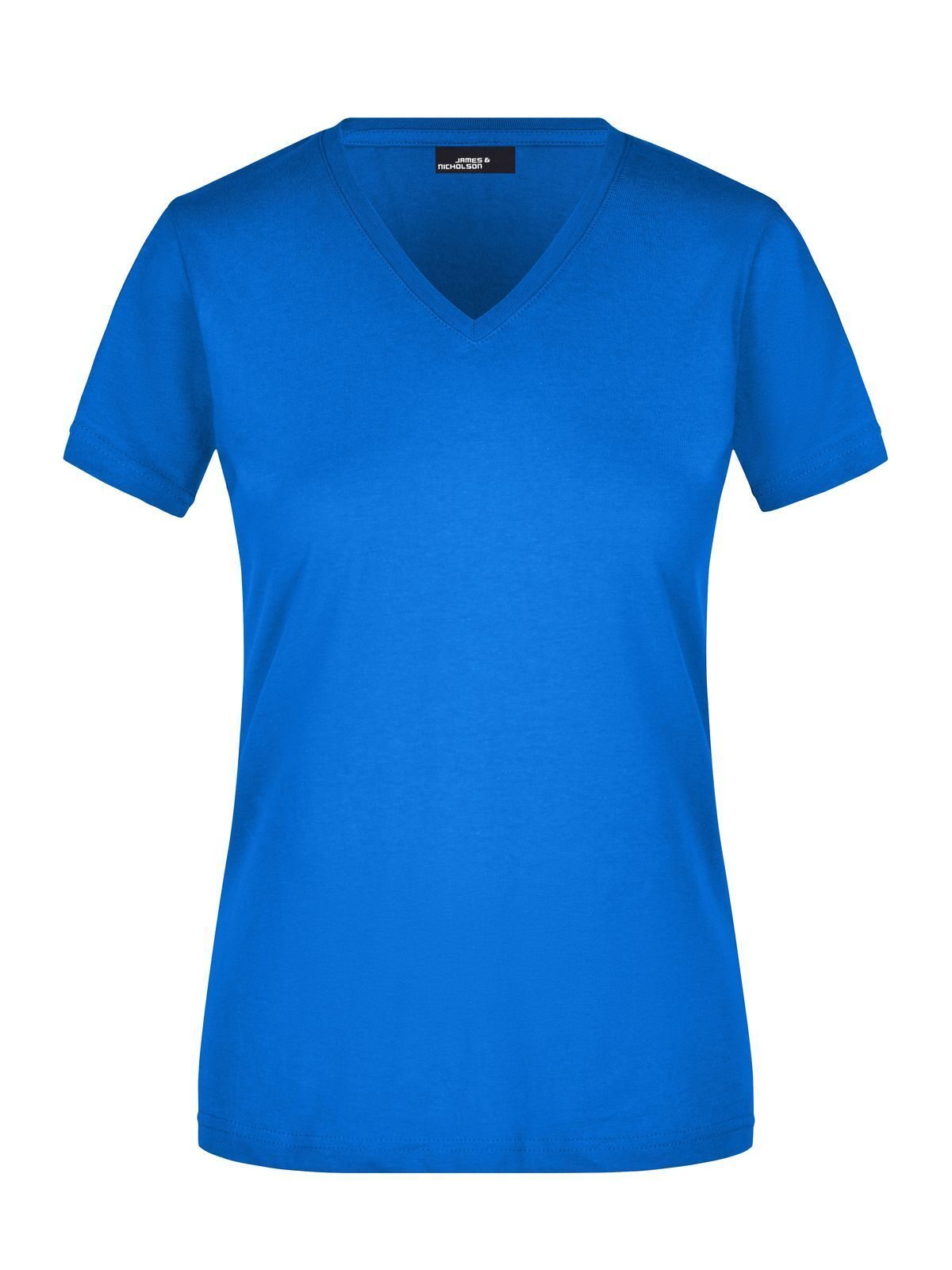 Ladies' Slim Fit V-T Damen T-Shirt – Daiber – Farbe Royalblau – individuell veredelbar