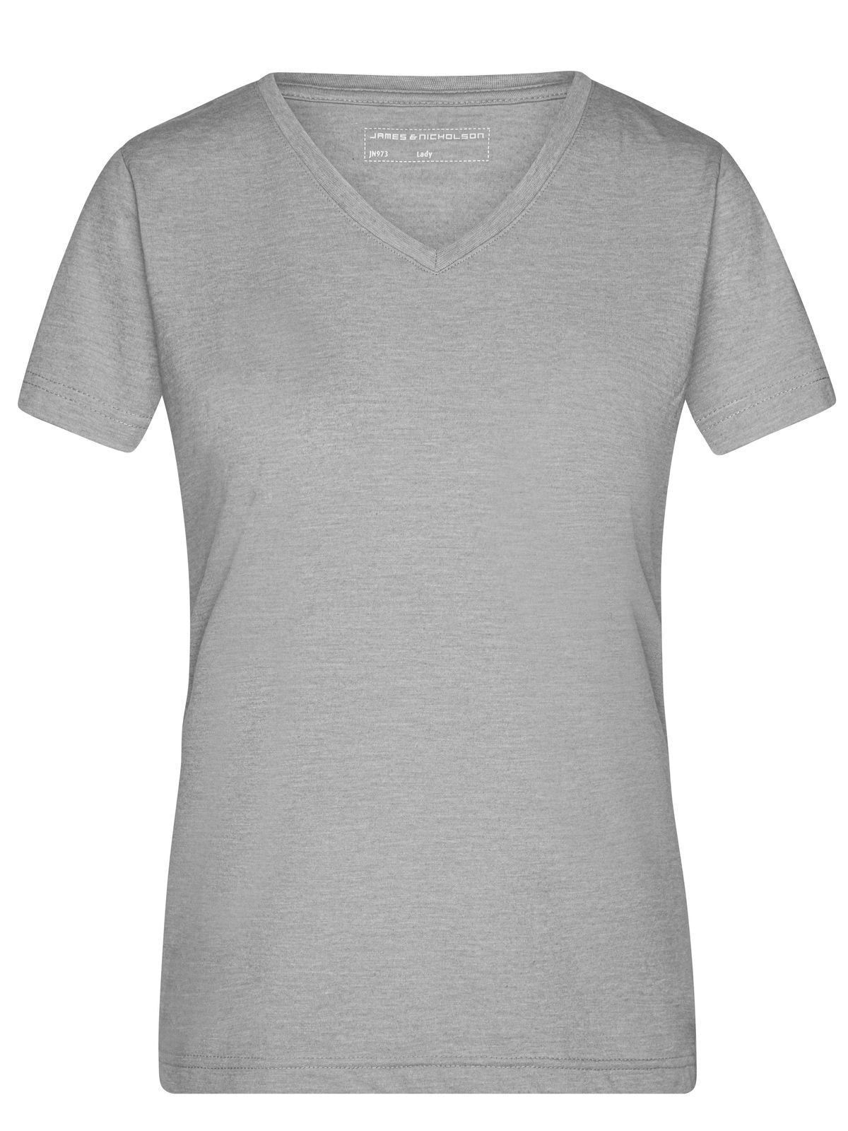Ladies' Heather Damen T-Shirt – Daiber – Farbe grey-heather – individuell veredelbar