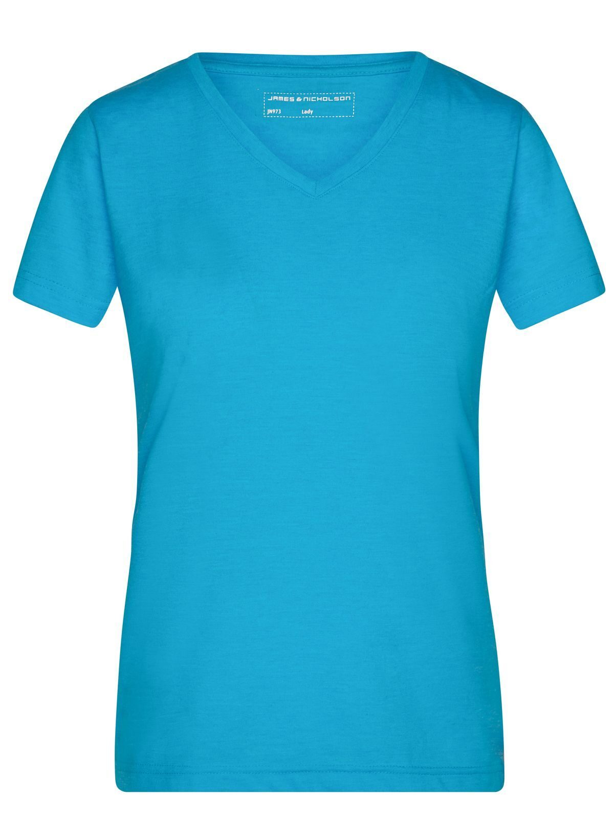 Ladies' Heather Damen T-Shirt – Daiber – Farbe turquoise-melange – individuell veredelbar