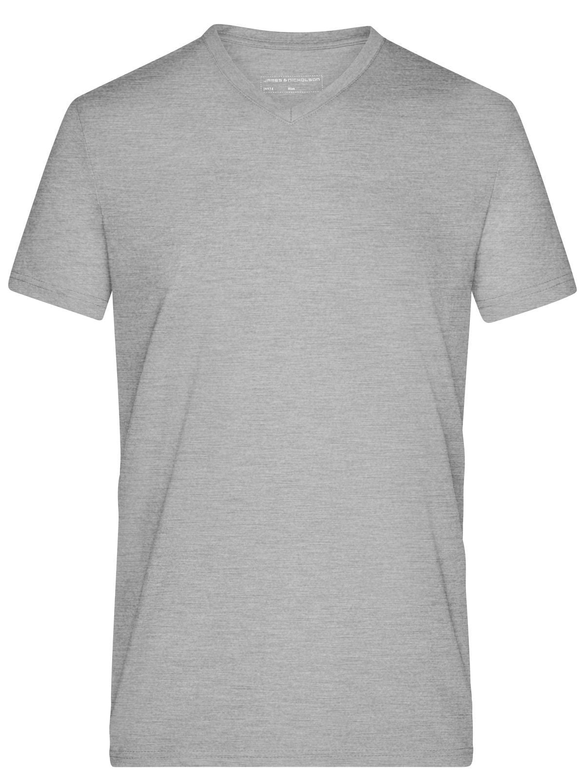 Heather Herren T-Shirt – Daiber – Farbe grey-heather – individuell veredelbar