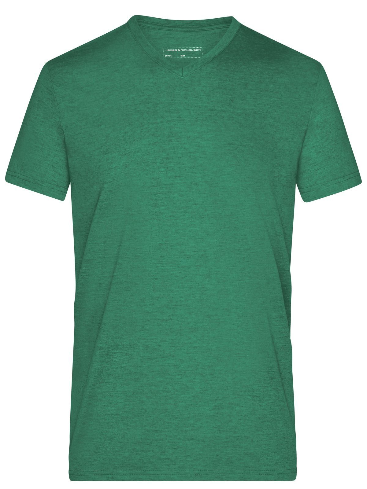 Heather Herren T-Shirt – Daiber – Farbe green-melange – individuell veredelbar