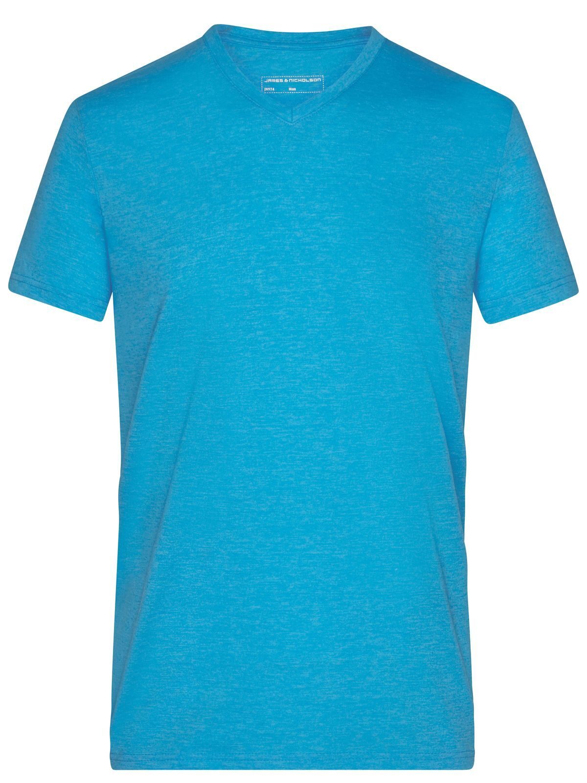 Heather Herren T-Shirt – Daiber – Farbe turquoise-melange – individuell veredelbar