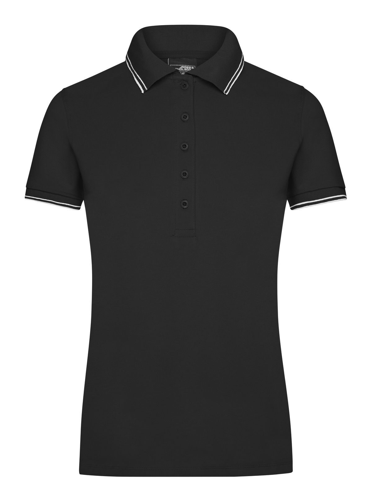Ladies' Polo Damen Poloshirt – Daiber – Farbe black/white – individuell veredelbar