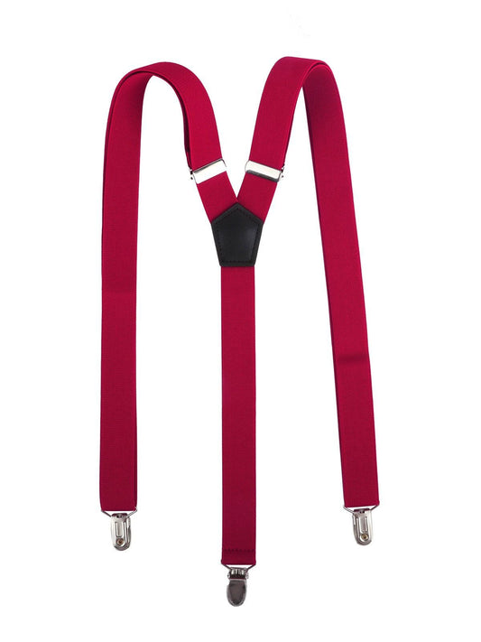 Suspender Classic Herren Gürtel / Hosenträger – Karlowsky – Farbe Bordeaux – individuell veredelbar