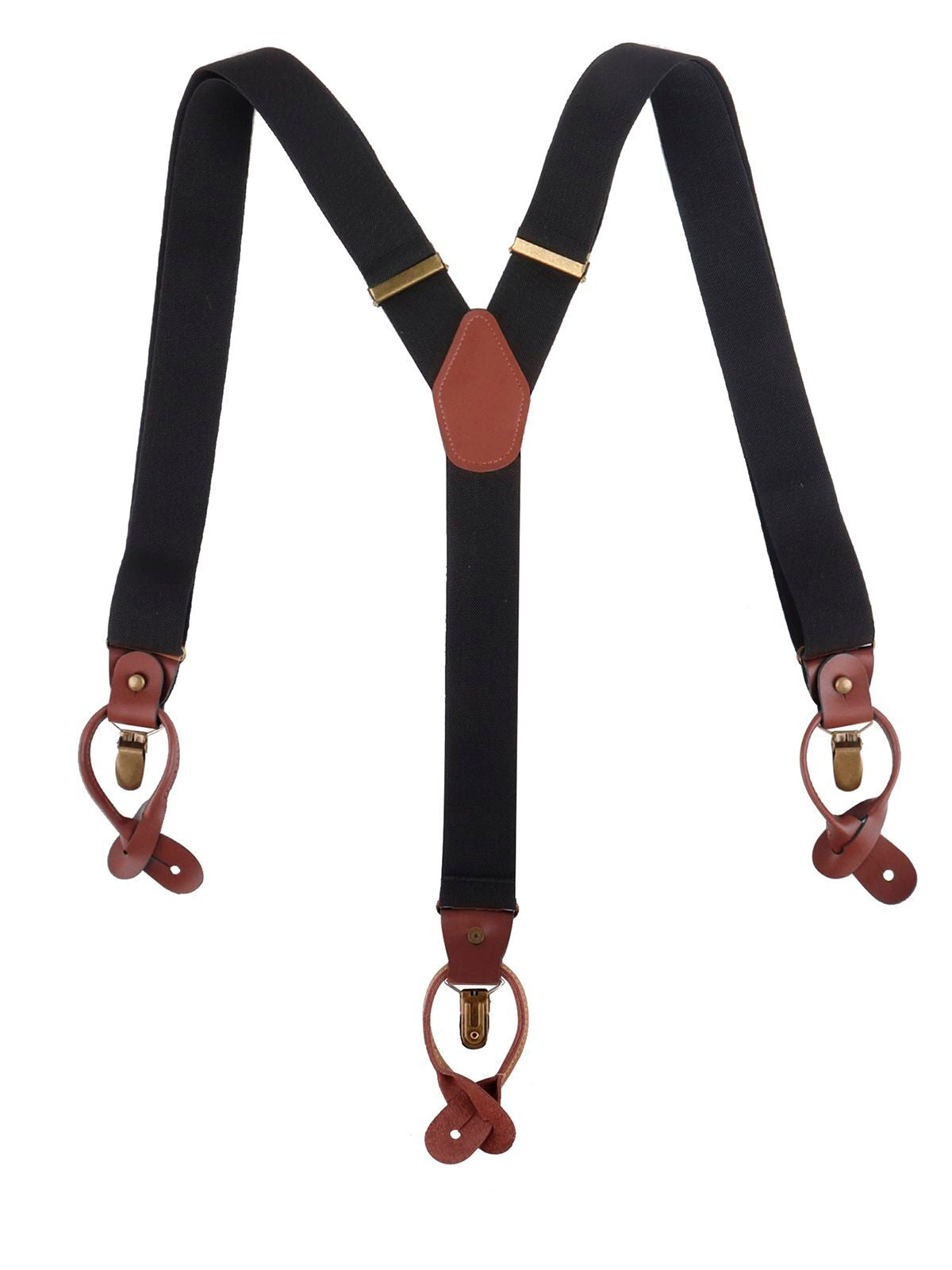 Suspender Urban-Style Herren Gürtel / Hosenträger – Karlowsky – Farbe Schwarz – individuell veredelbar