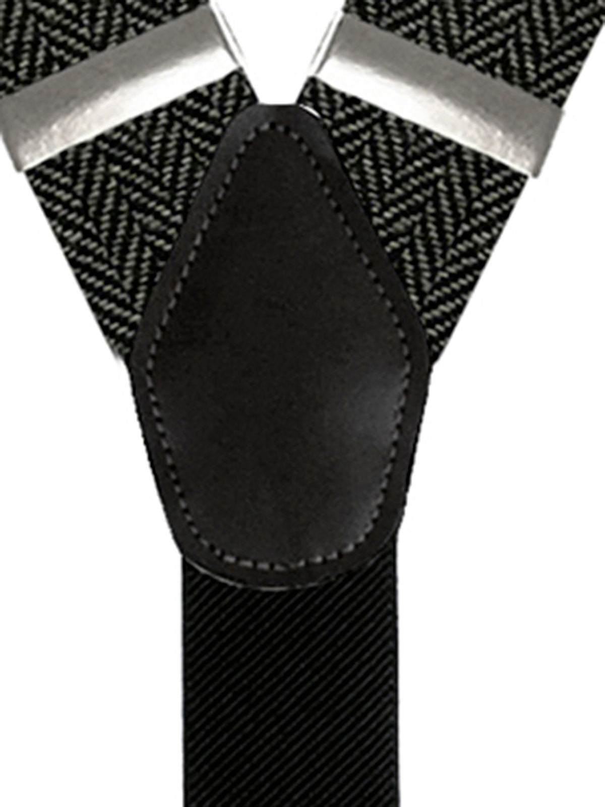 Suspenders Urban-Herringbone Herren Gürtel / Hosenträger – Karlowsky – Farbe Anthrazit – individuell veredelbar