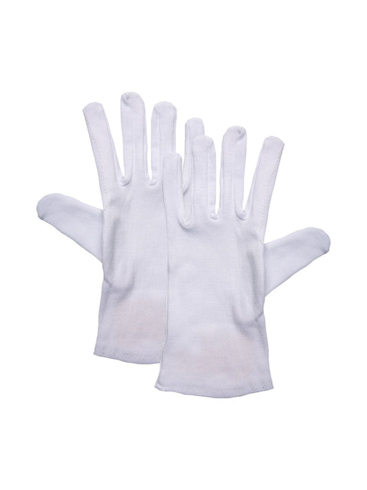 Serving gloves Sevilla One Size Schal / Handschuhe – Karlowsky – Farbe Weiß – individuell veredelbar