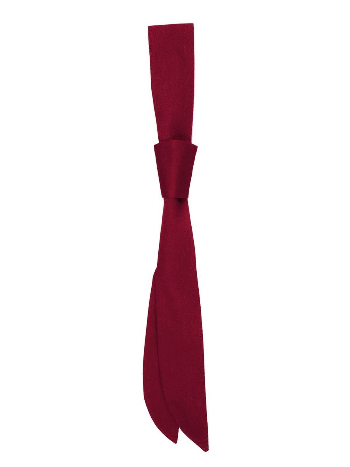 Service Tie 94 x 5 cm Herren Schal / Handschuhe – Karlowsky – Farbe Bordeaux – individuell veredelbar