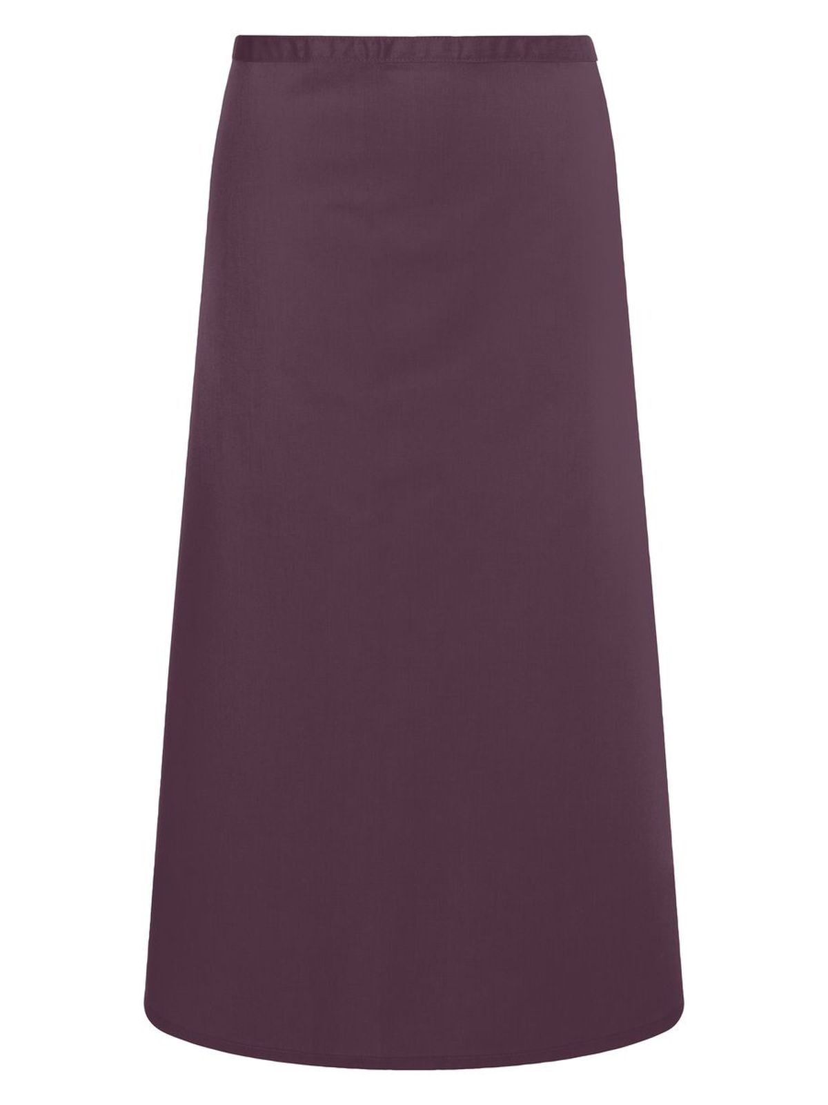 Bistro Apron Basic Schürze / Kasack – Karlowsky – Farbe Aubergine – individuell veredelbar