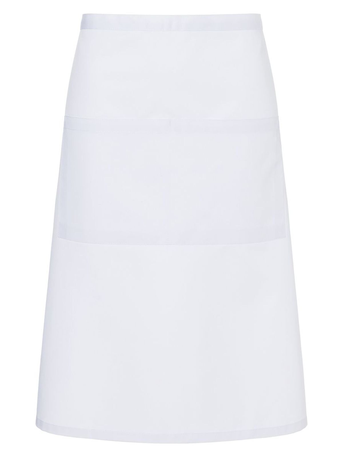 Bistro Apron Basic with Pocket Herren Schürze / Kasack – Karlowsky – Farbe Weiß – individuell veredelbar