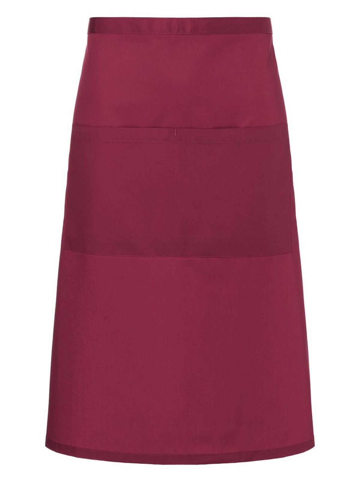 Bistro Apron Basic with Pocket Herren Schürze / Kasack – Karlowsky – Farbe Bordeaux – individuell veredelbar