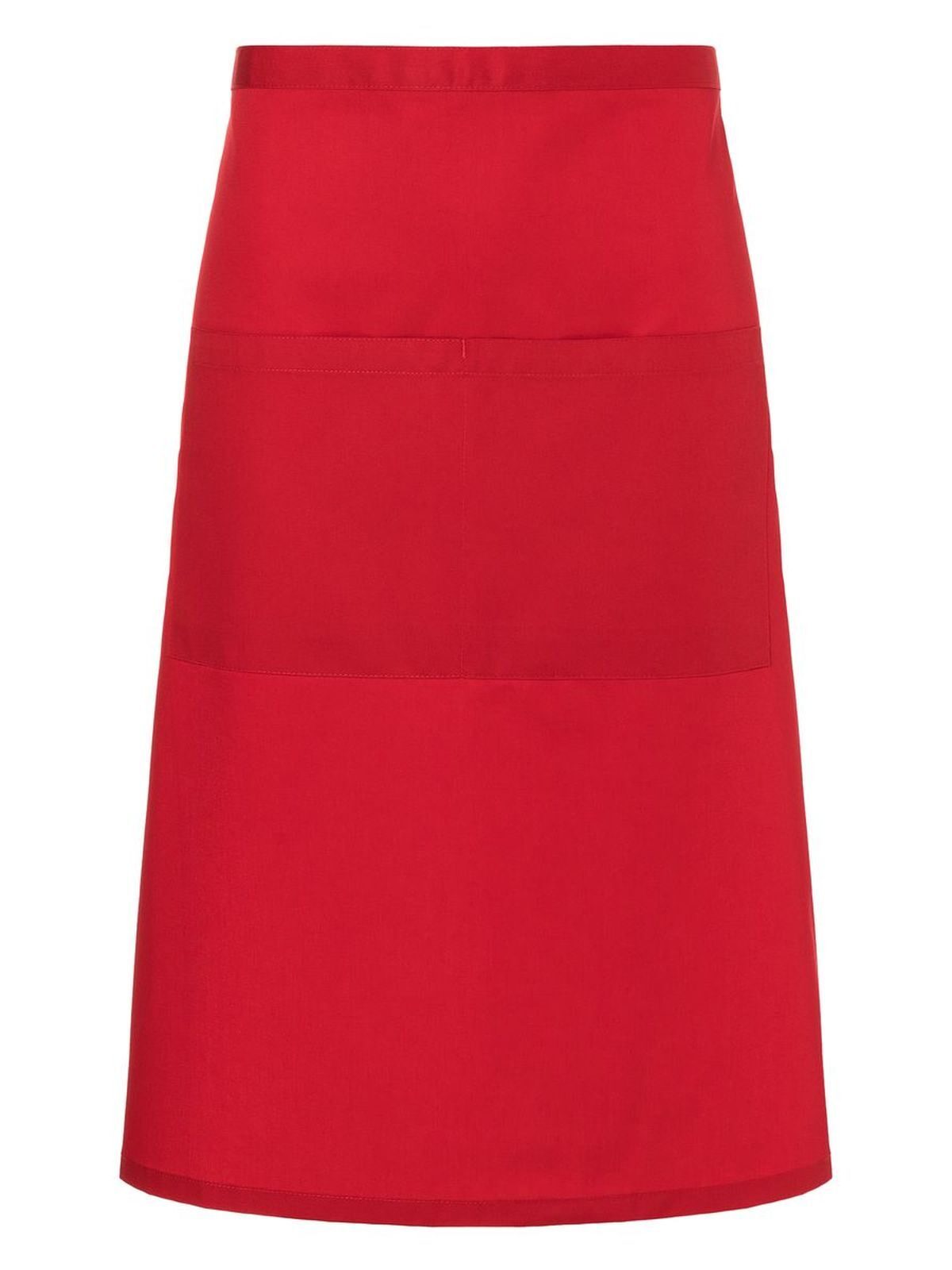 Bistro Apron Basic with Pocket Herren Schürze / Kasack – Karlowsky – Farbe Rot – individuell veredelbar