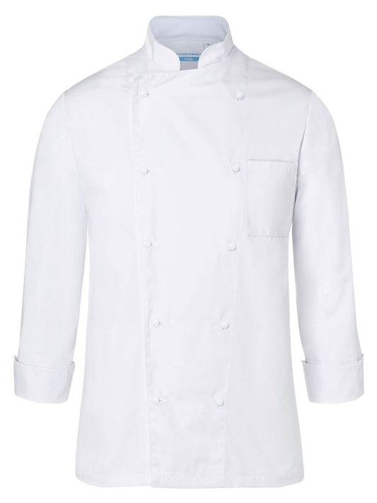 Chef Jacket Basic Unisex Schürze / Kasack – Karlowsky – Farbe Weiß – individuell veredelbar