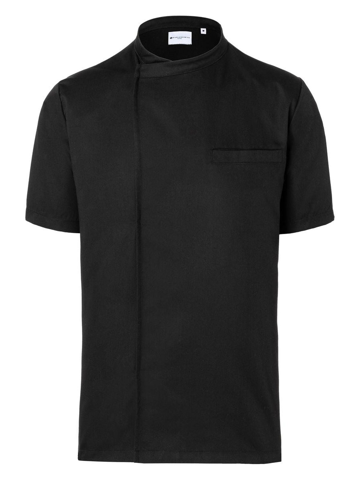 Pull-over Chef's Shirt Basic Herren Schürze / Kasack – Karlowsky – Farbe Schwarz – individuell veredelbar