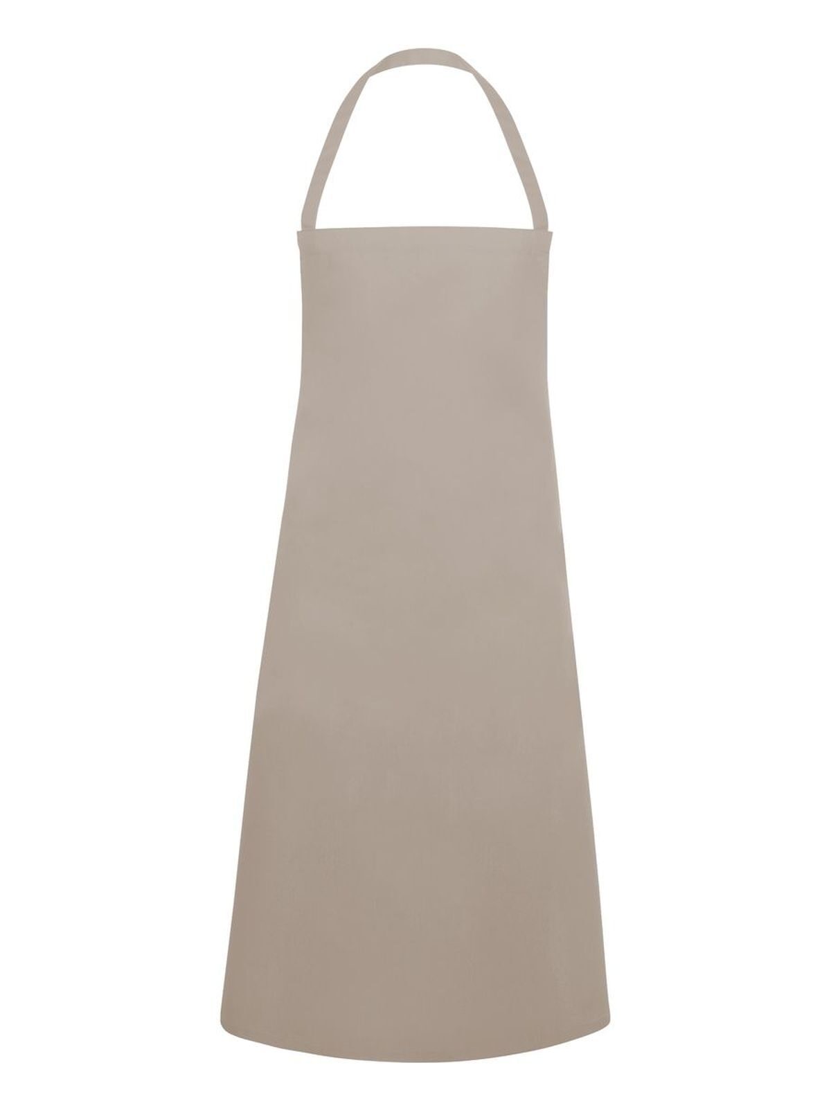 Bib Apron Basic 75 x 100 cm Herren Schürze / Kasack – Karlowsky – Farbe Sand – individuell veredelbar