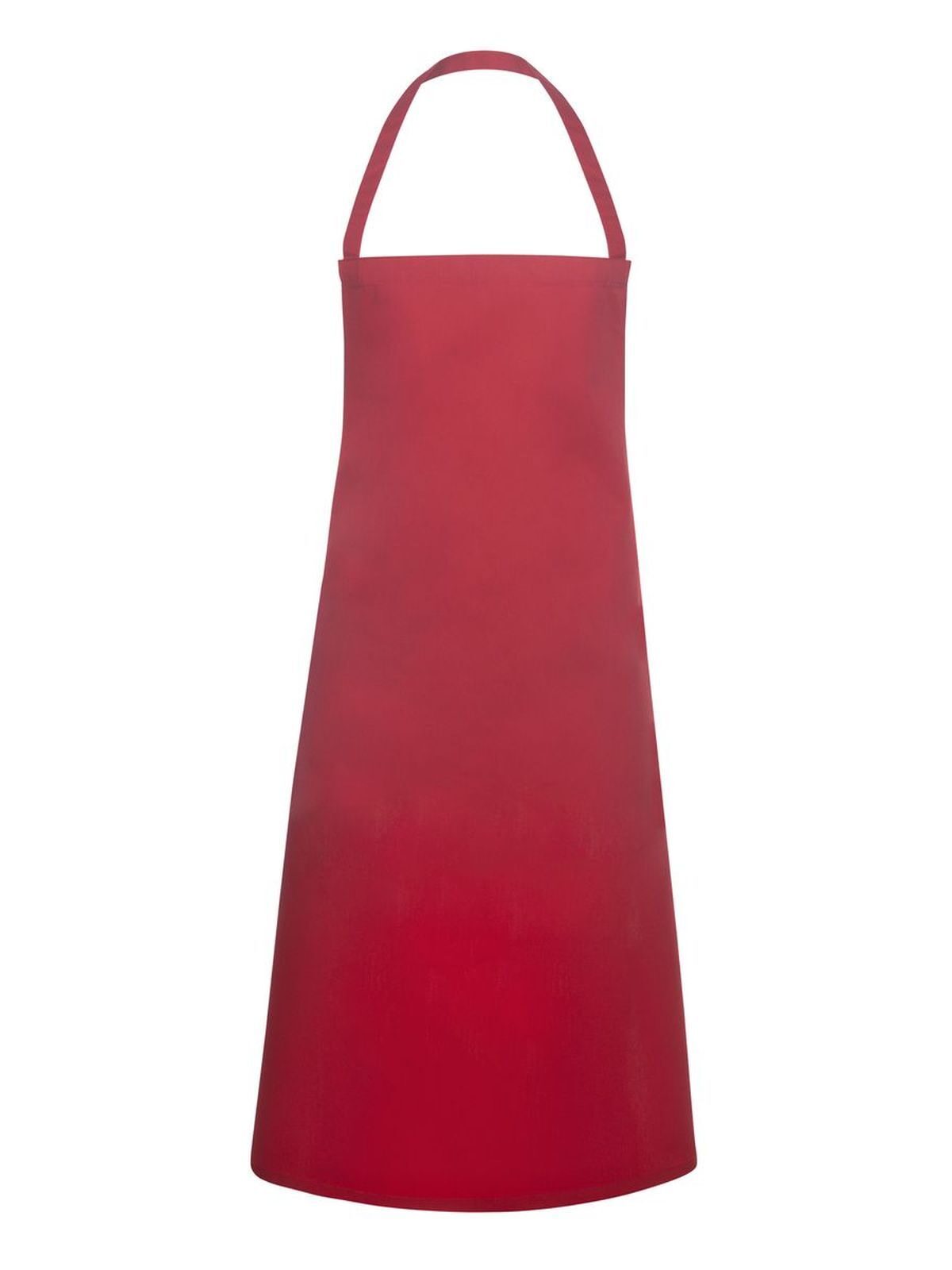 Bib Apron Basic 75 x 100 cm Herren Schürze / Kasack – Karlowsky – Farbe Rot – individuell veredelbar