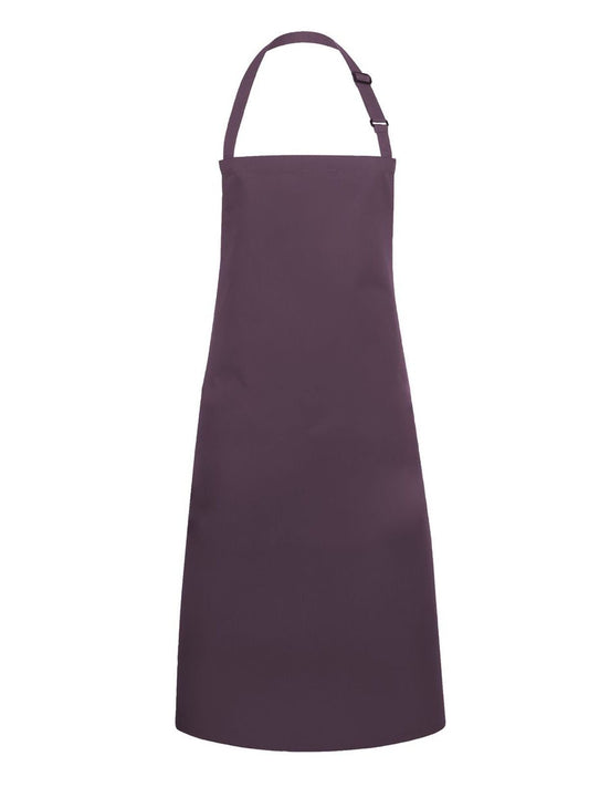 Bistro Apron Basic With Buckle Herren Schürze / Kasack – Karlowsky – Farbe Aubergine – individuell veredelbar